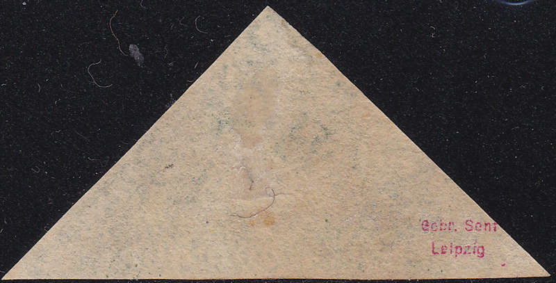 Cape of Good Hope 1858 SG8 1/- BRIGHT YELLOW GREEN - VERY FINE USED - 3 GOOD TO LARGE MARGINS CV£300