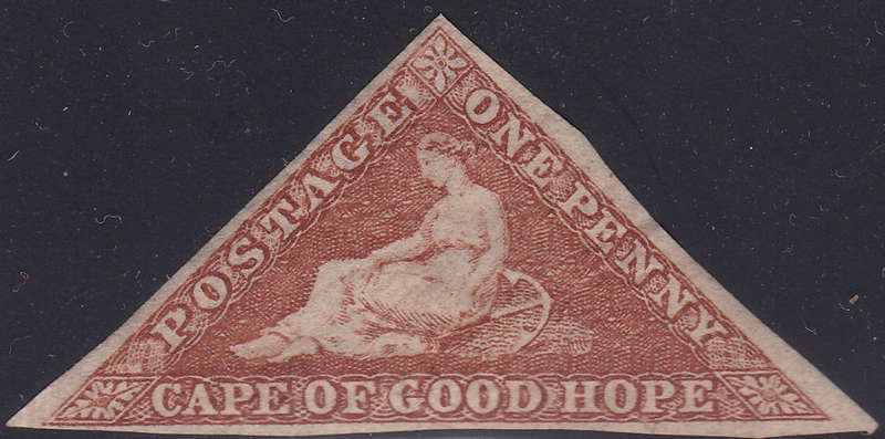 Cape of Good Hope : SG18b - 1d  DEEP BROWN-RED - MOUNTED MINT - CV R20000