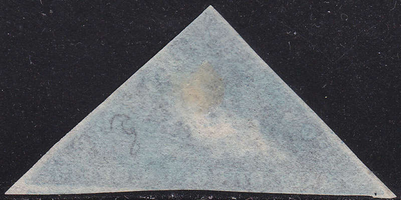Cape of Good Hope : 1853 SACC2 4d DEEP BLUE(DEEPLY BLUED PAPER) - VERY FINE USED CV R5500
