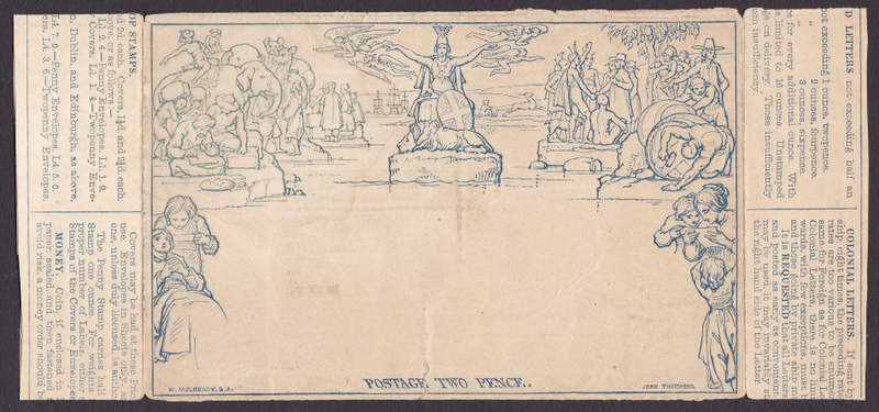 Great Britain : 2d MULREADY LETTER SHEET UNUSED - VERY FINE CV£400+