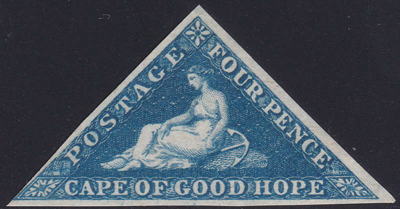Cape of Good Hope SACC6a  4d DEEP BLUE - SUPERB MINT/UNUSED CV R33000