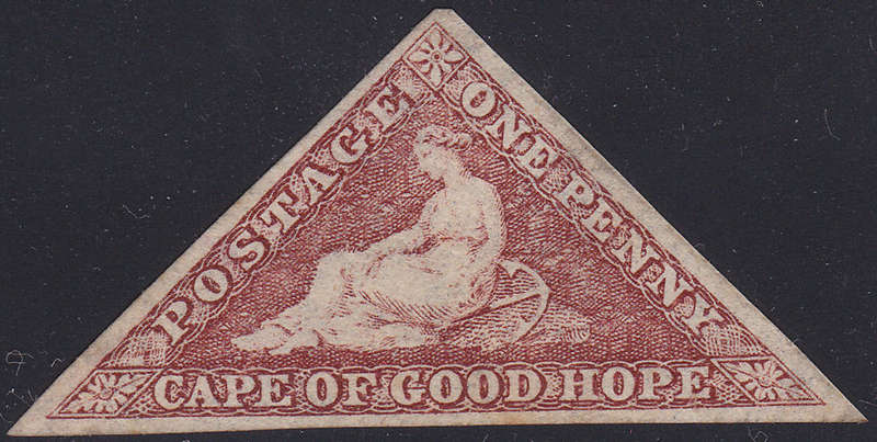 Cape of Good Hope : SG18b - 1d  DEEP BROWN-RED - UNUSED - CV R20000