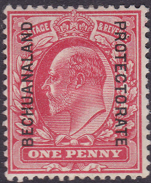Bechuanaland SACC66 1d SCARLET MM