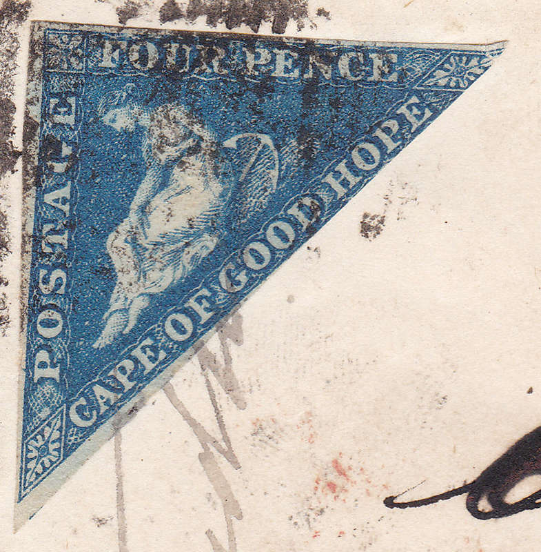 Cape of Good Hope 1861 COVER(ENVELOPE) TO CAPE TOWN - VERY FINE
