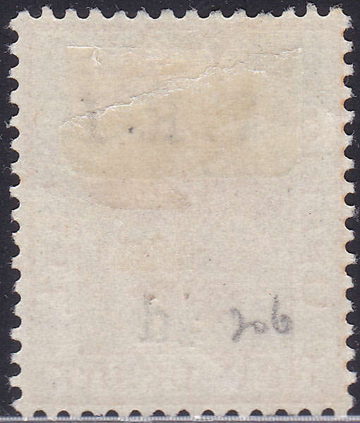 OFS - 1900 SACC59g ½d ON ½d ORANGE WITH RAISED and LEVEL STOPS MIXED AND SMALL 1/2