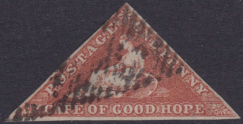 Cape of Good Hope - SACC3a - 1d BROWN-RED - VERY FINE USED - CV R9000