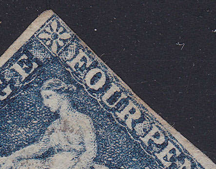 Cape of Good Hope - SACC15ba : 4d Slate Blue with sideways watermark **Rare** CV R70000(SACC19/20)