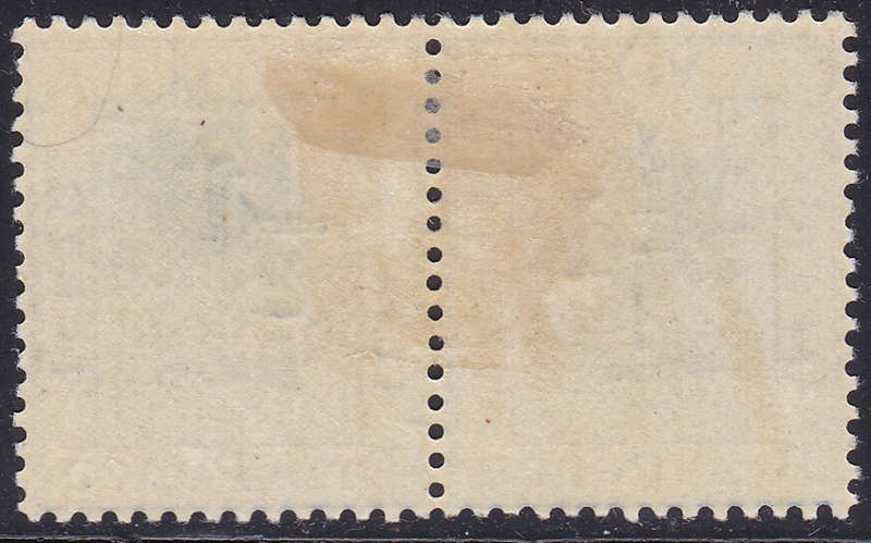 OFS 1896 SG75a ½d ON 3d ULTRAMARINE PAIR WITH DOUBLE SURCHARGE VARIETY