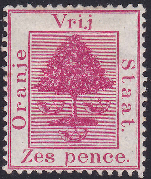 OFS 1878 SACC11  6d ROSE-CARMINE MM CV R700