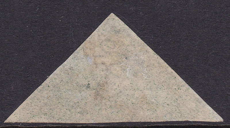 Cape of Good Hope : 1858 SACC8b 1/- DEEP DARK GREEN  - VFU USED CV R20000