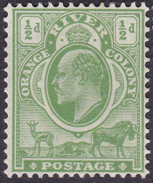OFS / ORC SG139 ½d YELLOW-GREEN MM