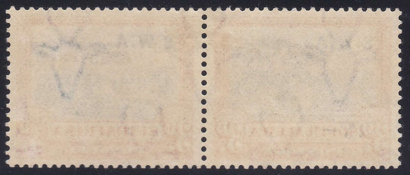 SWA 1927-30 SACC84c 3d BLACK & RED PAIR(P14) - NO STOP AFTER "A" VLMM CV R1500