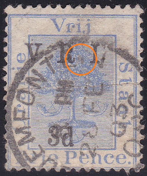 OFS - 1900 SACC63d 3d ON 3d ULTRAMARINE WITH NO STOP AFTER "R" - GU - RARE - CV R6500