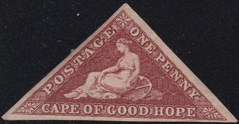 Cape of Good Hope : SACC14b - 1d  Brownish-Red MNG CV R30000