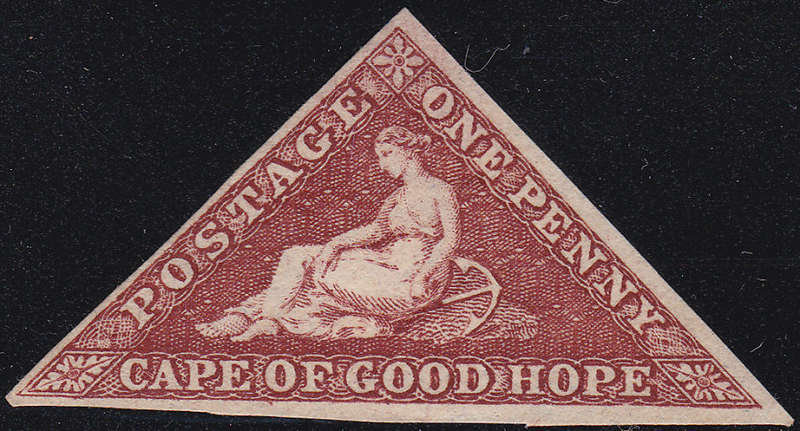 Cape of Good Hope - SACC14b 1d Brownish Red MNG CV R30000