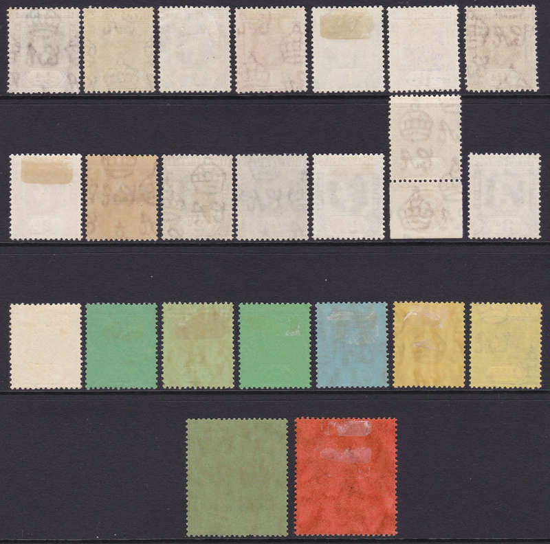 Leeward Islands 1938 KGVI SG95//114 COMPLETE BASIC SET + EXTRA SHADES