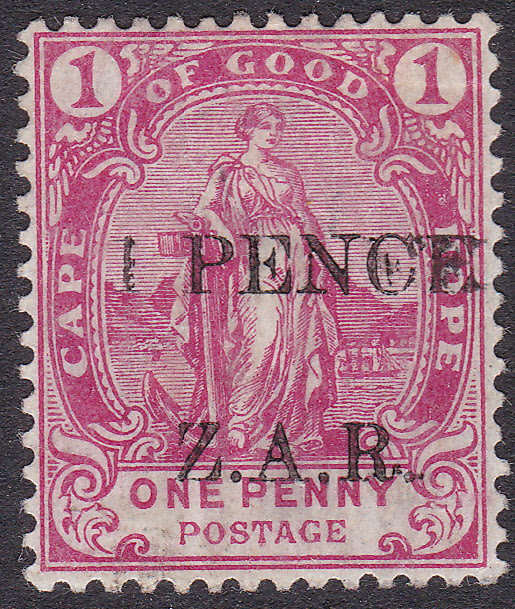 VRYBURG 1899 SG2 1d ROSE MM CV £250
