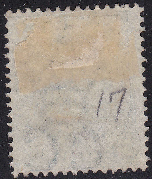NATAL 1867 SACC21 1/- GREEN - MM - CV R4500