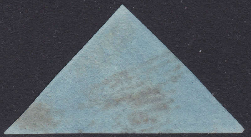 Cape of Good Hope 1853 SACC2 4d DEEP BLUE(DEEPLY BLUED PAPER) - VFU -  CV R5500
