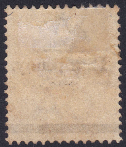 Cape of Good Hope 1882 SACC42(var) ½d ON 3d DEEP CLARET - FINE USED - UNLISTED VARIETY - SEE BELOW