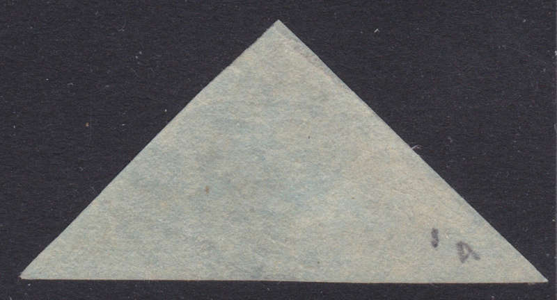 Cape of Good Hope SACC1 : 1d PALE BRICK RED ON DEEPLY BLUED PAPER VFU CV R14000