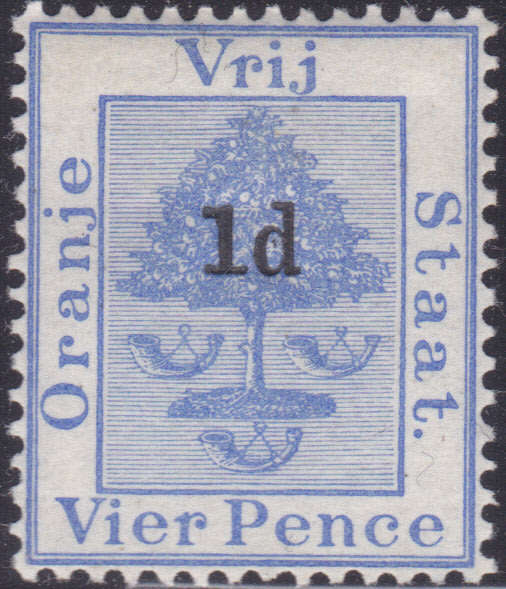 OFS 1900  SACC33 1d ON 4d ULTRAMARINE - MM - CV R550