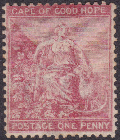 CAPE OF GOOD HOPE 1864-77 SACC18 1d CARMINE MM CV R3000