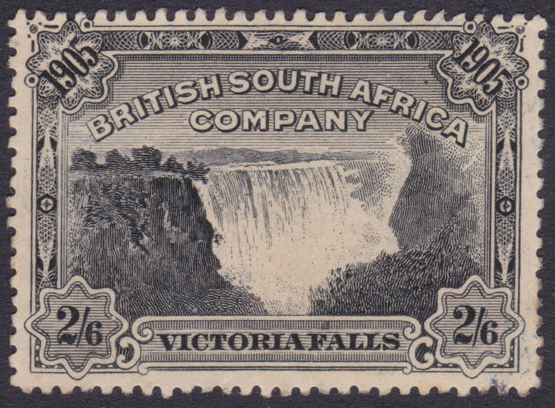 B.S.A.C / Rhodesia 1905 SG98 - 2s6d Black - MM - CV £130(2017)