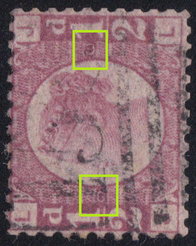 GREAT BRITAIN 1870 SG49 ½d ROSE (BANTAM) PLATE9 VFU CV £850