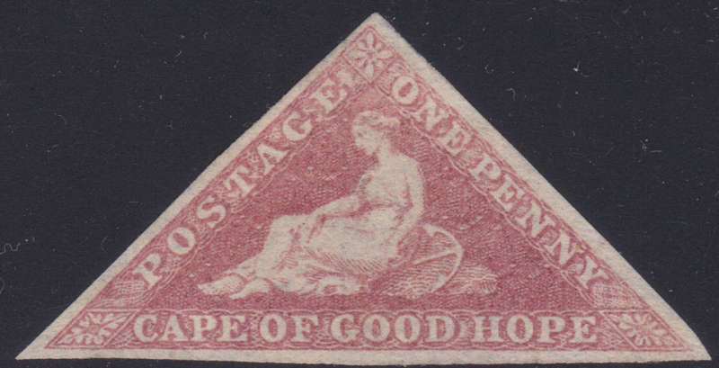 Cape of Good Hope SACC5a 1d ROSE - MM - CV R30000