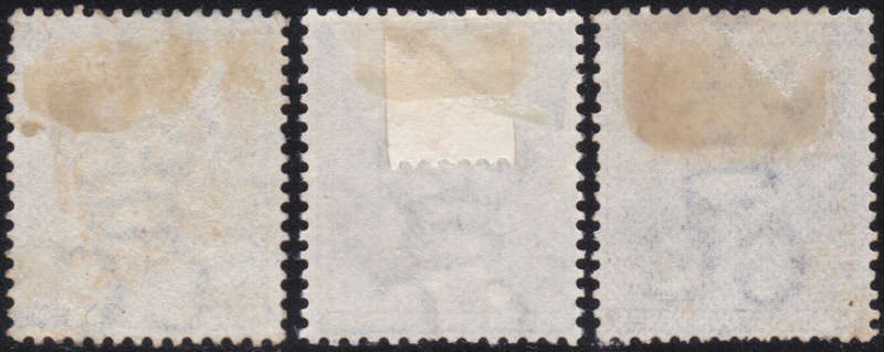 Cape of Good Hope 1871-6 SACC25/25a/25b 4d DULL BLUE / DEEP BLUE / ULTRAMARINE- UNUSED CV R16500