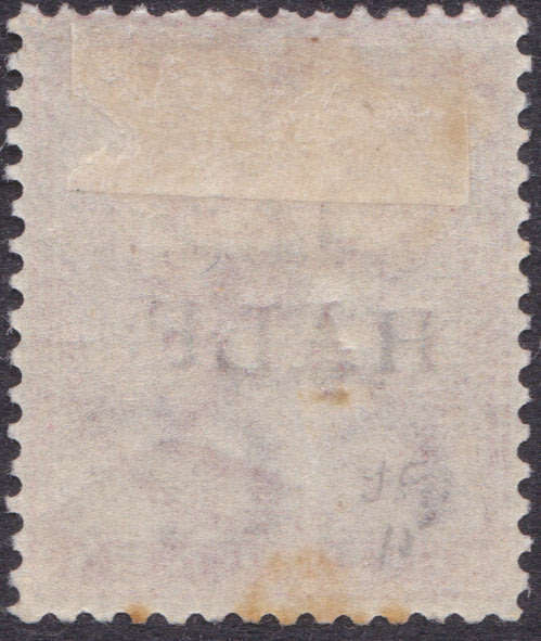 NATAL 1877 SACC87 ½d ON 1d ROSE(STRAIGHT FOOT)  MM CV R1100