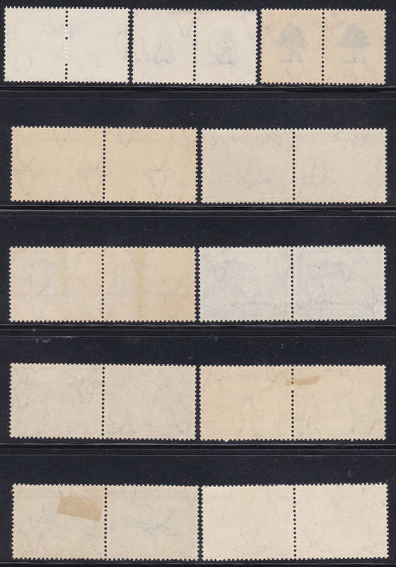 UNION OF SA : 1930-45 ROTO PRINTING SACC42 // SACC50a SET TO 2s6d MM/LMM/UM HIGH CV