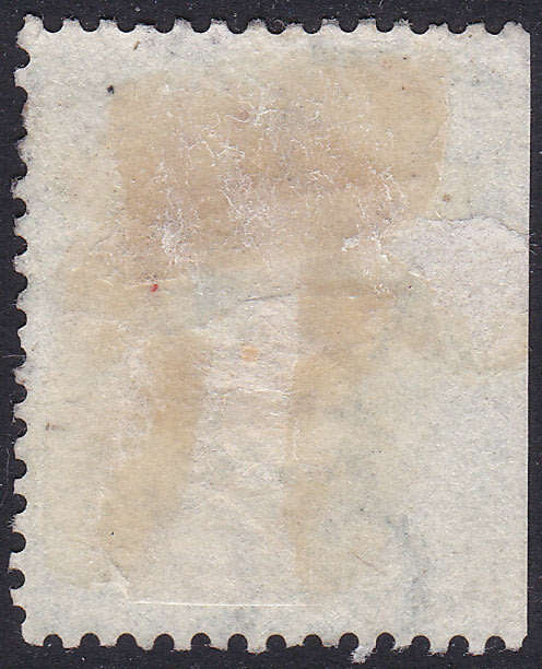 Griqualand West SG9d 1/- GREEN (OVERPRINT TYPE 4) - GOOD USED - CV £110(2017)