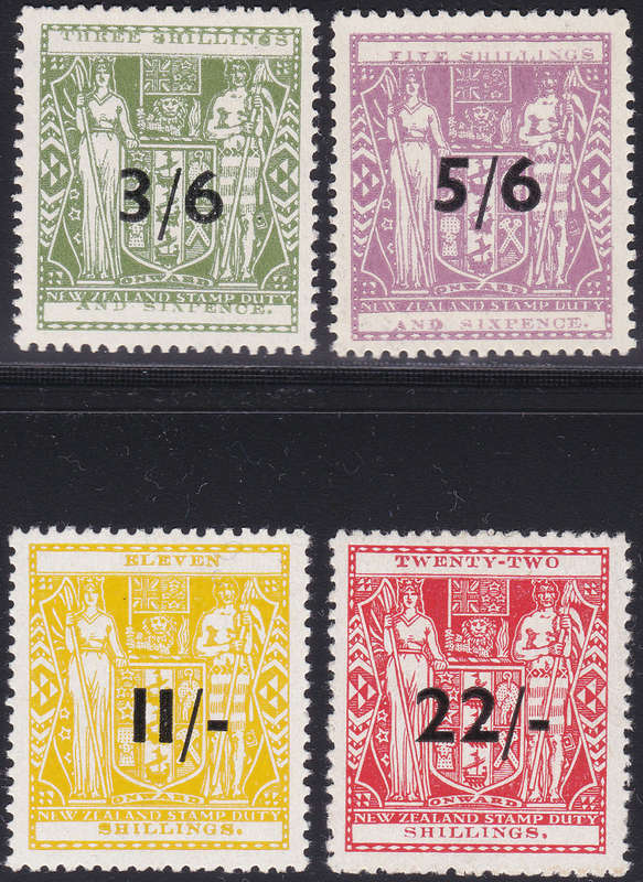 New Zealand 1940 F187-F190 SET OF 4 - VLMM CV £1100