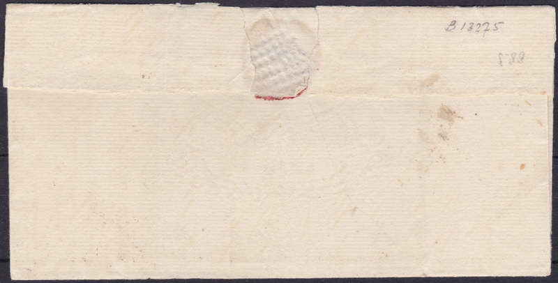 Cape of Good Hope : Stampless Cover - GEORGE CANCEL(TYPE 5)