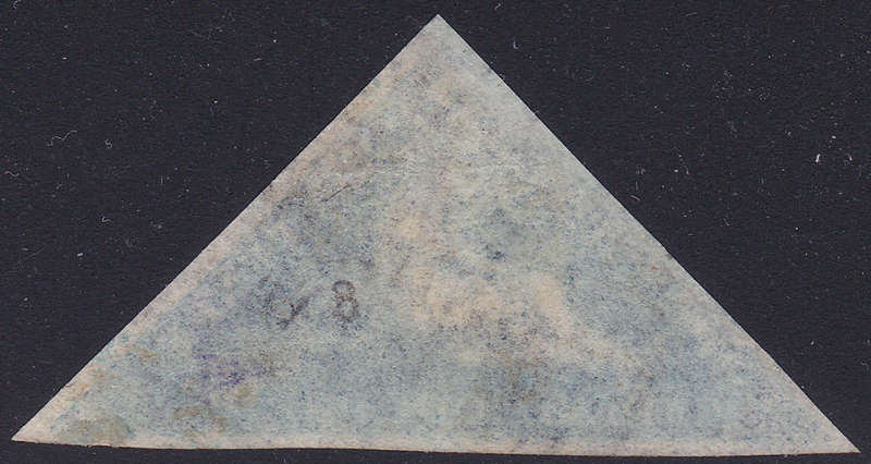 Cape of Good Hope : 1853 SACC2 4d DEEP BLUE(DEEPLY BLUED PAPER) - VERY FINE USED CV R5500