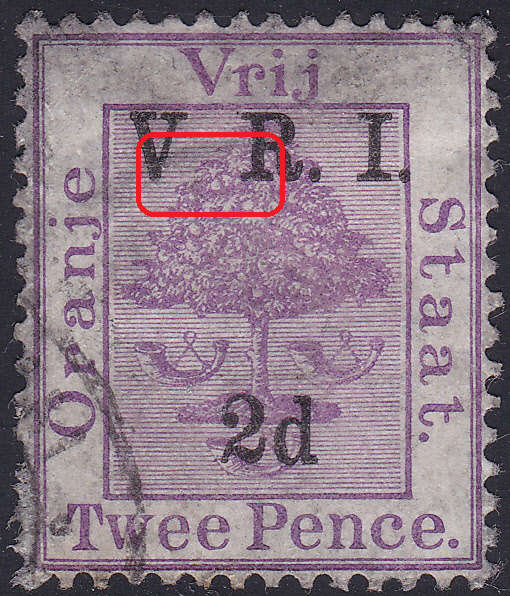 OFS 1900 SACC51a 2d ON 2d BRIGHT MAUVE WITH VARIETY `NO STOP AFTER V` GOOD USED(FAULT) CV R280
