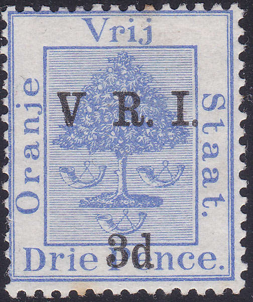 OFS 1900 SACC53a 3d ON 3d ULTRAMARINE WITH VARIETY `NO STOP AFTER V` MM CV R350