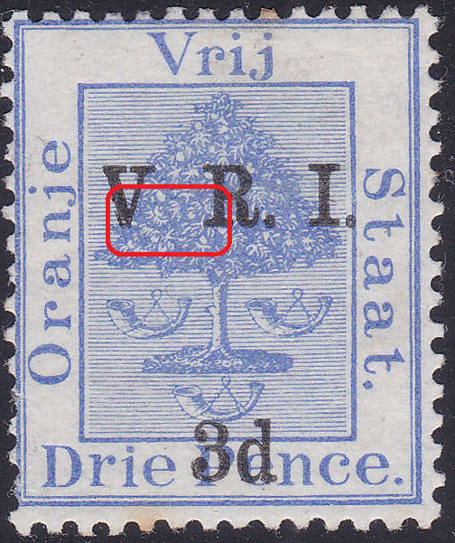 OFS 1900 SACC53a 3d ON 3d ULTRAMARINE WITH VARIETY `NO STOP AFTER V` MM CV R350
