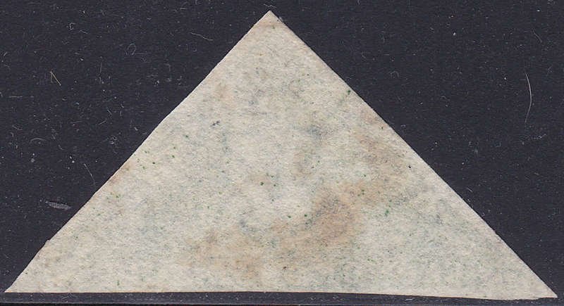 Cape of Good Hope 1858 SACC8 1/- BRIGHT YELLOW-GREEN WITH RARE CIRCULAR CDS - FINE TO VFU