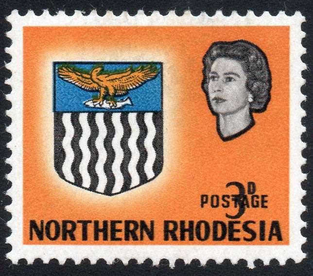 Northern Rhodesia 1963 SG78(var) 3d Yellow with ``dropped value``  - *MM*