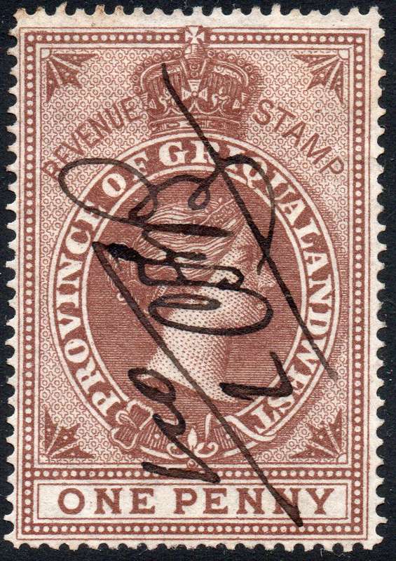 Griqualand West 1870 Barefoot #60 1d Brown - VFU
