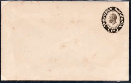 Northern Rhodesia 1924 1d Pre-printed Envelope - see scans