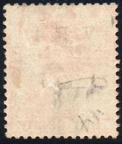 OFS 1900 SACC59d ½d ON ½d ORANGE WITH NO STOP AFTER `I` CV R600