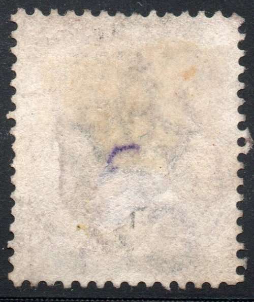 Cape of Good Hope 1882 SACC42a ½d on 3d Deep Claret with``p`` in ``penny`` omitted- RARE - CV R20000