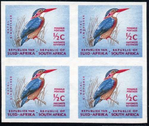 RSA 1965 SACC236c 1c IMPERF BO4 UM - CV R14000+