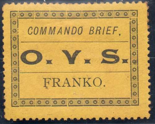 OFS - SG M1 - MILITARY FRANK STAMP WITH VARIETY ``DROPPED STOP`` AFTER ``BRIEF`` - SCARCE