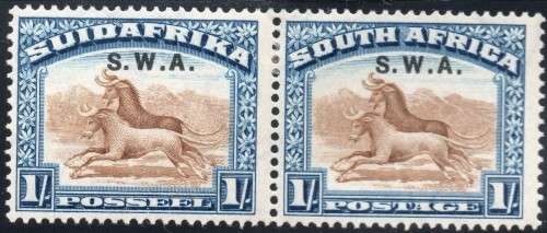 SWA SACC87 1/-  BROWN and BLUE - LMM - CV R480