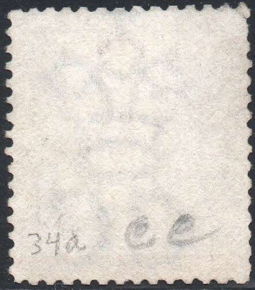 Cape of Good Hope 1879 : SACC29a : 3d on 4d Blue(WM Crown CC) FU `PENCB` for `PENCE` CV R5000